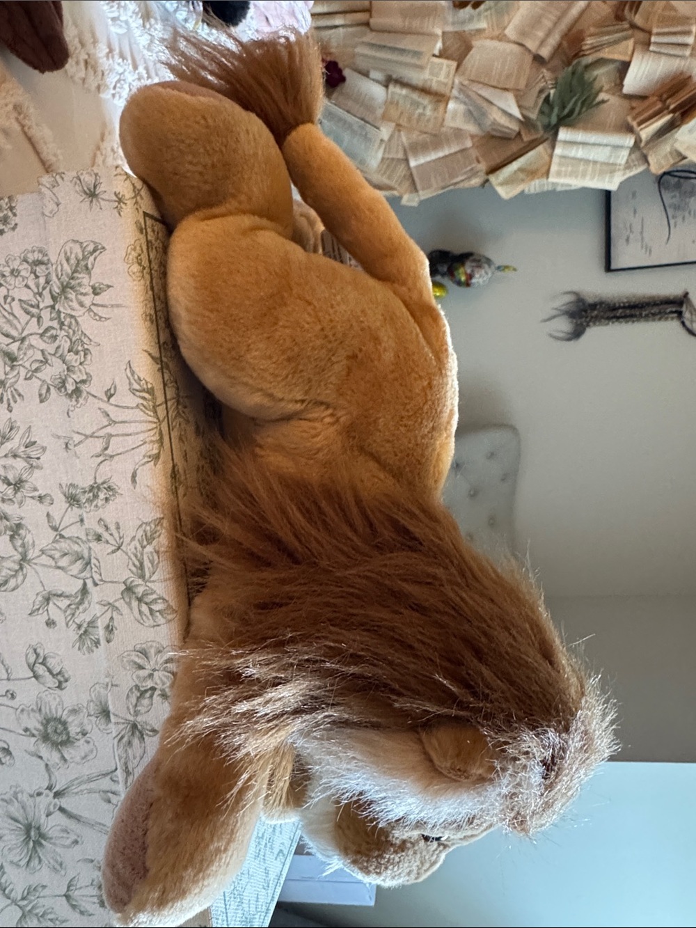 Plush Brown Lion Stuffed Animal - Soft Kids Toy - Picture 2 of 4